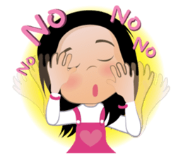 Panda Girl Happy Winter sticker #8403063