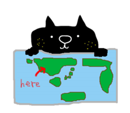 KUROSUKE of black cat (mountain ver) sticker #8403191