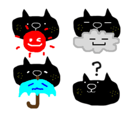 KUROSUKE of black cat (mountain ver) sticker #8403194
