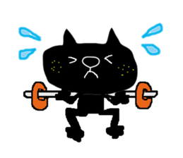 KUROSUKE of black cat (mountain ver) sticker #8403196
