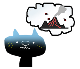 KUROSUKE of black cat (mountain ver) sticker #8403201