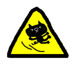 KUROSUKE of black cat (mountain ver) sticker #8403202