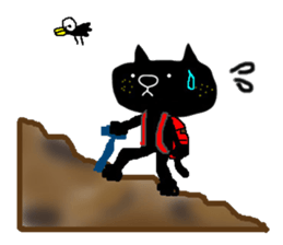 KUROSUKE of black cat (mountain ver) sticker #8403206