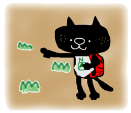 KUROSUKE of black cat (mountain ver) sticker #8403208