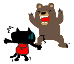 KUROSUKE of black cat (mountain ver) sticker #8403209