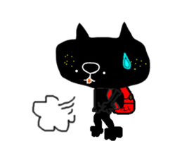 KUROSUKE of black cat (mountain ver) sticker #8403211