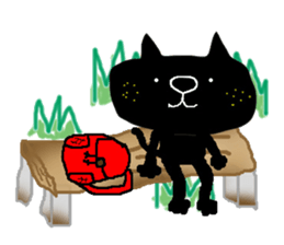 KUROSUKE of black cat (mountain ver) sticker #8403212