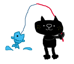 KUROSUKE of black cat (mountain ver) sticker #8403215