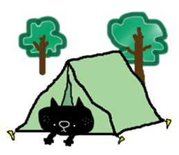 KUROSUKE of black cat (mountain ver) sticker #8403218