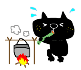 KUROSUKE of black cat (mountain ver) sticker #8403219