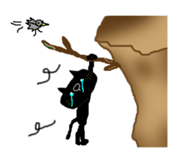 KUROSUKE of black cat (mountain ver) sticker #8403221