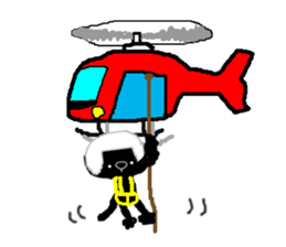 KUROSUKE of black cat (mountain ver) sticker #8403225