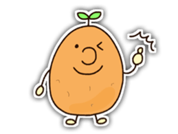 POTETON Everyday conversation Version sticker #8403237