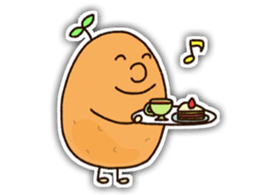 POTETON Everyday conversation Version sticker #8403255