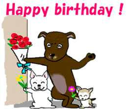 Staffordshire Bull Terriers sticker #8403285