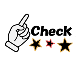 Simple decorated letter! sticker #8403588