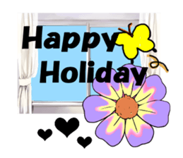 Simple decorated letter! sticker #8403590