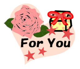 Simple decorated letter! sticker #8403626