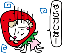 Everyday of strawberry-chan sticker #8404276