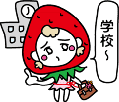 Everyday of strawberry-chan sticker #8404281