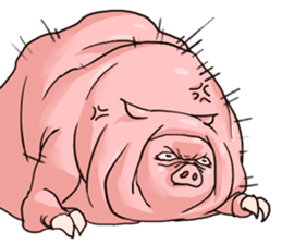 Piggy in winter sticker #8404379