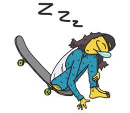 Billy and friends. sticker #8405189