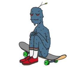 Billy and friends. sticker #8405202