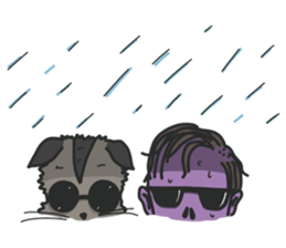 Billy and friends. sticker #8405206