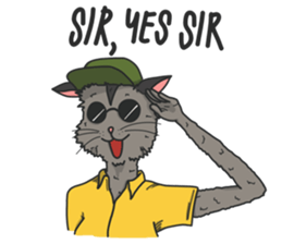 Billy and friends. sticker #8405207