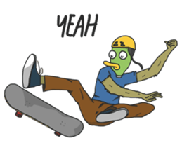 Billy and friends. sticker #8405213