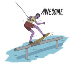 Billy and friends. sticker #8405224