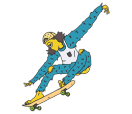 Billy and friends. sticker #8405226