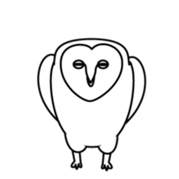 barn owl and friends 2 sticker #8405434