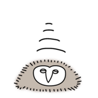 barn owl and friends 2 sticker #8405442