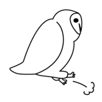 barn owl and friends 2 sticker #8405446