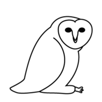 barn owl and friends 2 sticker #8405447