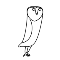 barn owl and friends 2 sticker #8405450