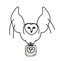 barn owl and friends 2 sticker #8405460