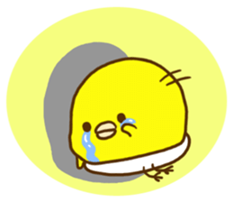 Malicious language baby chick sticker #8406683