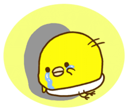 Malicious language baby chick sticker #8406683