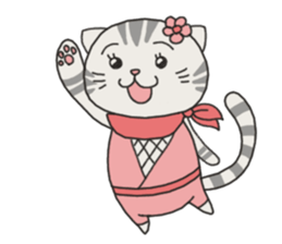 Cat Shinobu2 sticker #8407152