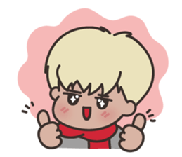 brown boy 'nini' ver.2 (Winter story) sticker #8408079
