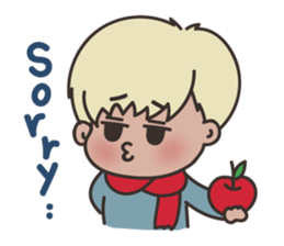 brown boy 'nini' ver.2 (Winter story) sticker #8408105