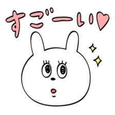 Selfish bunny-chan sticker #8408748