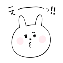 Selfish bunny-chan sticker #8408752