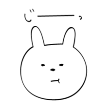 Selfish bunny-chan sticker #8408754