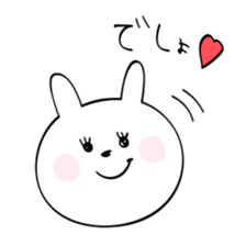 Selfish bunny-chan sticker #8408757