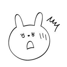 Selfish bunny-chan sticker #8408772