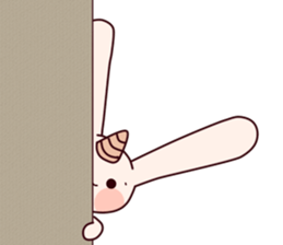 Little Unicorn Bunny 3 sticker #8408893