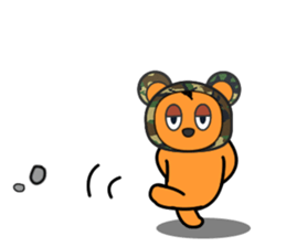 Yaruki-busoku-kuma sticker #8408967